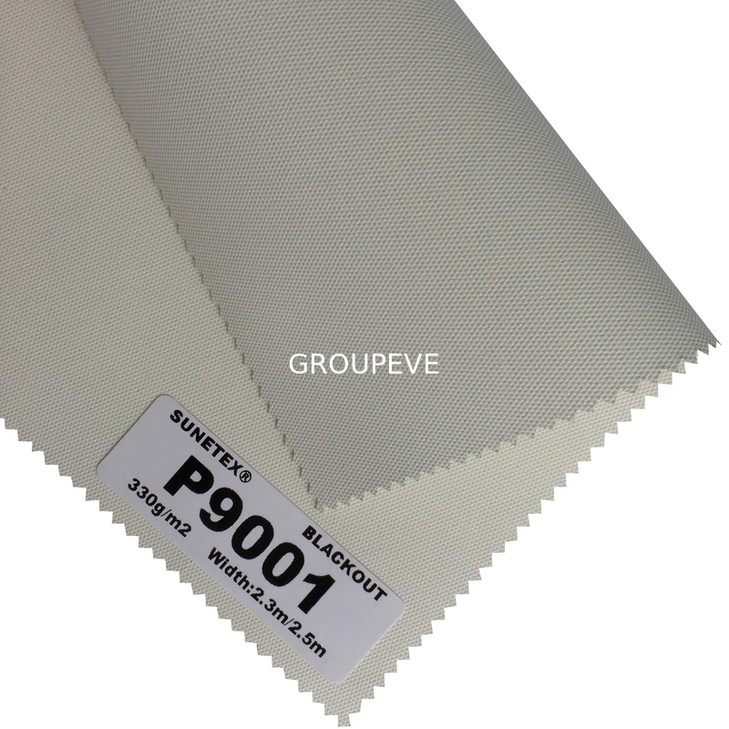 Double Face Color Glue Roller Blinds Fabrics 100% Polyester