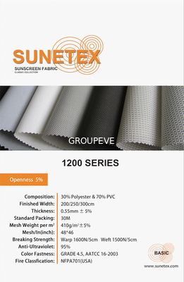 comprare Tessuto della protezione solare del poliestere della tenda di Windows dell'ufficio per gli hotel di qualità superiore fabbricazione online