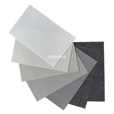 comprare Ufficio solare di tela del PVC 16% Mesh Polyester Sunscreen Fabric For del poliestere 66% di 18% fabbricazione online