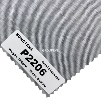 Tessuti 100% dei ciechi di finestra del rullo di Pearlic del poliestere 160gsm