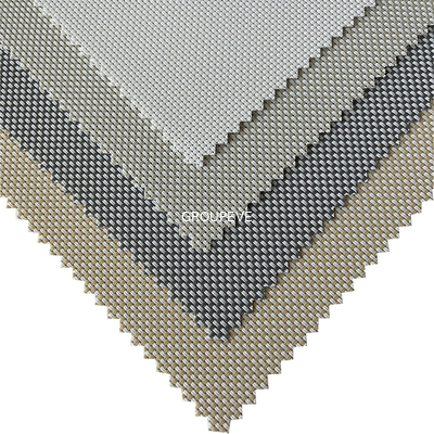 comprare C1500 Tela per finestre a rulli pre-tagliati NFPA 701 Tela per abbigliamento a blocco solare per 42x42' fabbricazione online