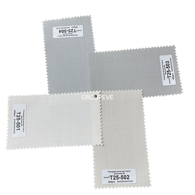 comprare Tessuto nero termoresistente della fibra di vetro della protezione solare della vetroresina del PVC 40% di 60% fabbricazione online