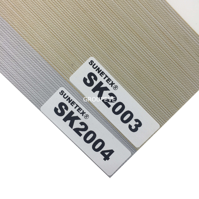 comprare I tendaggi della zebra di Sunetex hanno motorizzato il tessuto 50*75mm dei ciechi fabbricazione online