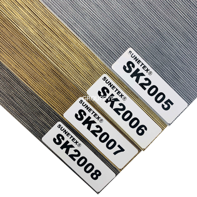 comprare La zebra del rullo del poliestere di blackout dei semi acceca il tessuto 50mmx75mm fabbricazione online