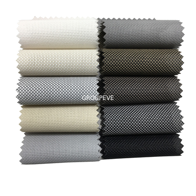 comprare popolare piano Roman Shades Sunscreen Blind Fabric 36x36 di 0.75mm per le tende del salone fabbricazione online