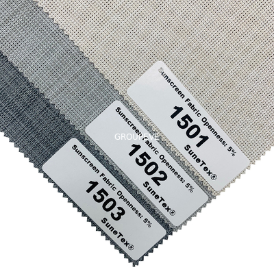5% di trasparenza 29% di poliestere 71% di protezione solare in PVC Tissu per finestre