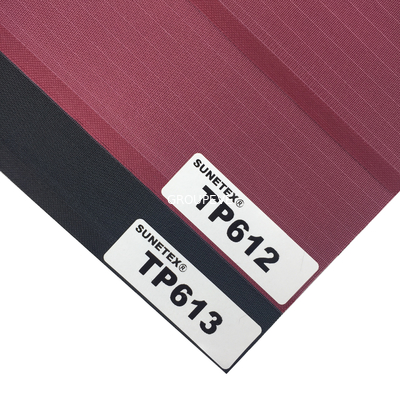 200gm Semi-Blackout Custom Shangri-La Roller Blinds Tessuti per Decorazione Finestra