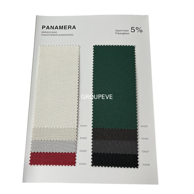 comprare 10% di trasparenza Protezione solare Roller Blind tessuto ignifuge impermeabile tenda fabbricazione online