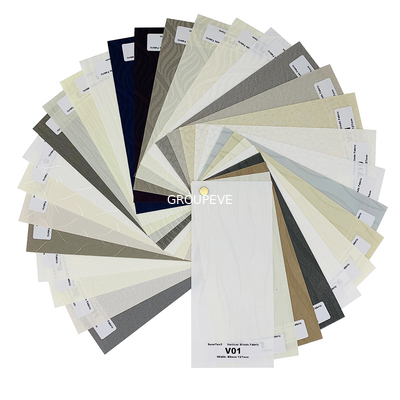Prezzo economico 100% poliestere trasparente Verticale Tissu cieco Rollo Durable Nuovo Disegno