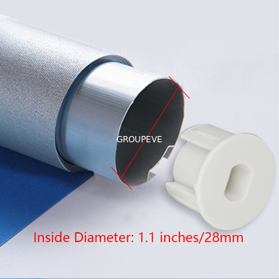 comprare Silenzioso e liscio 38mm di alluminio chiusura a rulli tubo chiusure accessori fabbricazione online