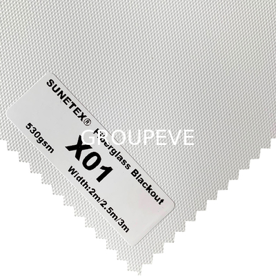 comprare Sunetex ha motorizzato il tessuto cieco OEKO-TEX Oilproof di blackout verticale della vetroresina fabbricazione online