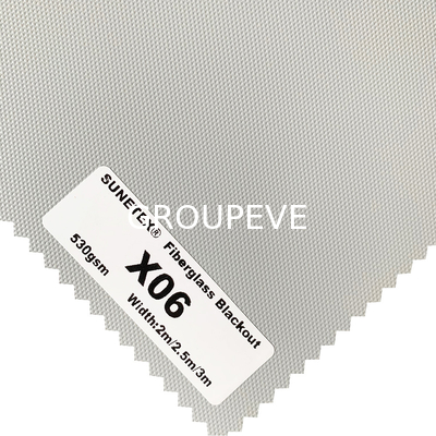 Sfumature persiane PVC Plus Fibra di vetro Nero Rovere di tessuto di tenda per tenda