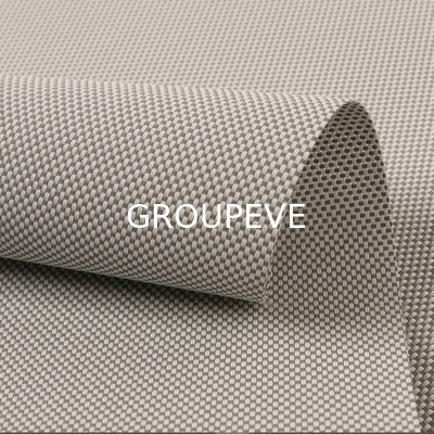Di spessore pesante e ignifugo 5% di trasparenza Fibra di vetro Tissu filtro solare PVC Materiale per tende a rotelle per decorazioni di lusso