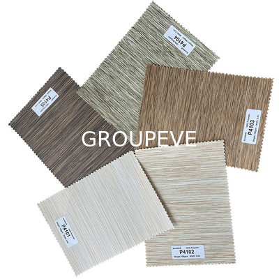Jacquard 100% poliestere nero blinds a rulli tessuti per decorazioni per finestre