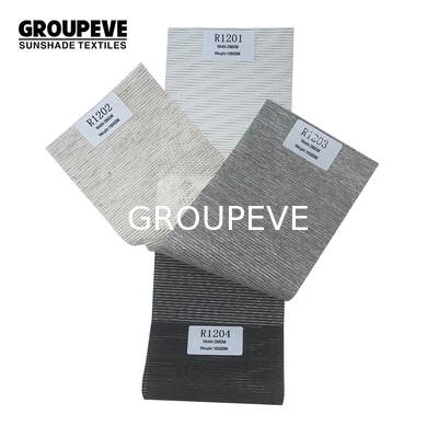 Poliestere su misura 100% Roman Shades Fabrics 30m per il trattamento di finestra