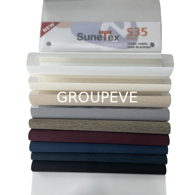 comprare Ciechi degli otturatori del tessuto di blackout della zebra del tessuto del poliestere di Textil fabbricazione online