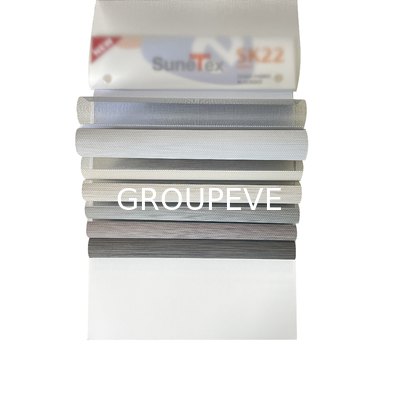 comprare Tissu a rulli trasparente coperto da tenda solare fabbricazione online