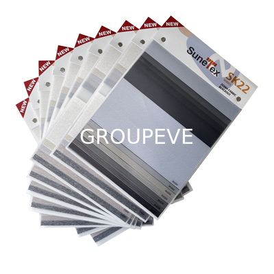 comprare 8 grado 100% poliestere seta morbido blinds nero sfumature zebra blinds tessuto fabbricazione online