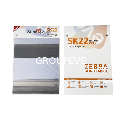Stoffa Zebra Blackout Stoffa Ombra Motore Semi Blackout 100% Polyerster Giorno E Notte Stoffa Zebra