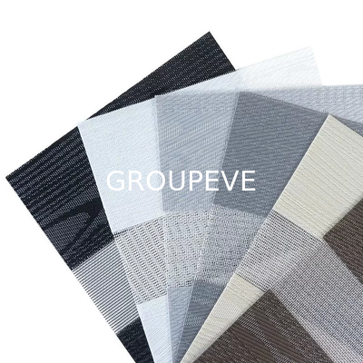 100% poliestere doppio tappetino tessuto trasparente zebra tappetino per vetrina moda