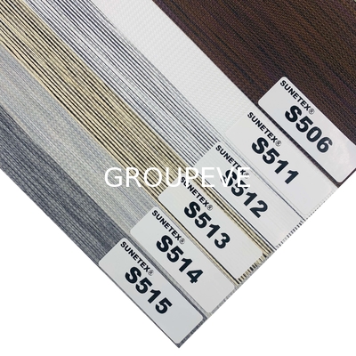 comprare Modello coreano 100% poliestere colore massiccio Zebra Blind Blackout tessuto per finestre blind fabbricazione online