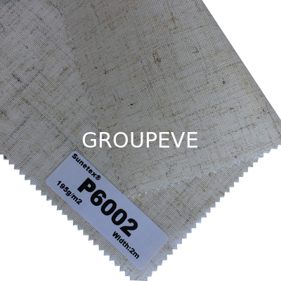 comprare Campione gratuito 100% poliestere lino trasparente tapparelle di tessuto per la decorazione delle finestre fabbricazione online