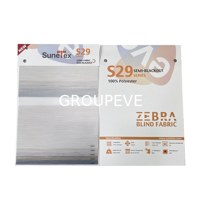 comprare Tessuto di poliestere avvolto copertura quadrata di alta qualità manuale Zebra blinds tessuto fabbricazione online