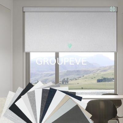 comprare Giardini Smart Protezione solare Roller Blind tessuto Blackout Remote Control Motorized Tubular Motor per le finestre fabbricazione online