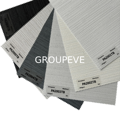 100% poliestere rivestimento bianco di modello semplice poliestere persiane a rulli tessuti per finestre
