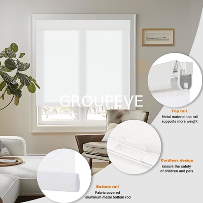 comprare Black Blackout Roller Solare In Finestra Persiane elettriche Motor Roller Shades Tessuto fabbricazione online