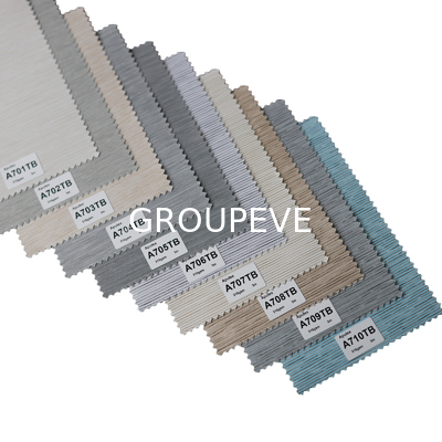 comprare Preparazione a magazzino Prezzo economico 100% poliestere tessuto blinds a rotolo nero tessuti per la decorazione della casa fabbricazione online