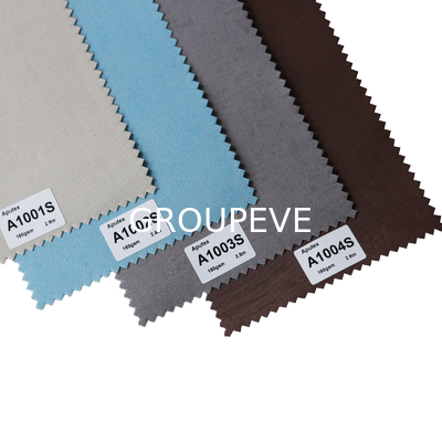 comprare Nuovo design 100% poliestere larghezza 3M colore bianco rivestito nero chiusure a rulli tessuti per finestre fabbricazione online