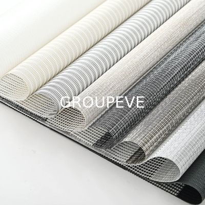 comprare Materiale in PVC resistente ai raggi UV e colorante Zebra Blind Fabric For Window fabbricazione online