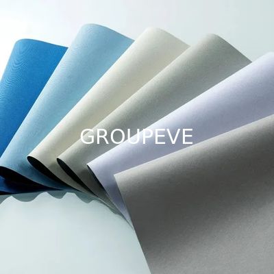 comprare Plain Water Proof High Flatness 380GSM 3M Width Polyester Roller Blinds Fabric for French Window fabbricazione online