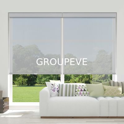 Giubbotti da vetro in pvc larghezza massima di vetri a rulli camera scure giubbotti in tessuto sulla finestra