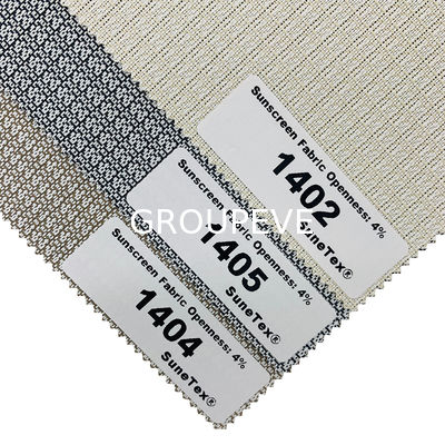 Tessuto per tende a rullo in poliestere PVC, apertura 4%, parasole, schermo solare, tessuto protettivo solare