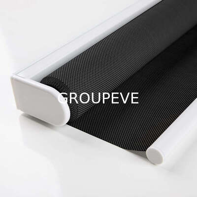 comprare 1% Openness Fire Retardant Solar Roller Shades with Light Filtering Polyester Sunscreen Fabric for Windows fabbricazione online