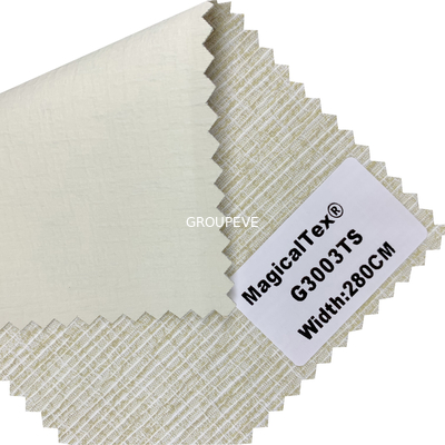 Un buon prezzo. Tessuto ricoprente dello schermo girevole del modello del jacquard di blackout di colore per l'officina in linea