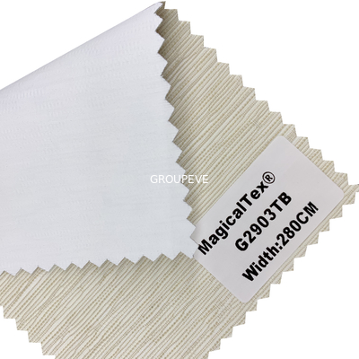 Un buon prezzo. Larghezza personalizzata 2m/2.3m/2.5m/3m G2900TB Bianco Color Nero Roller Shade Blind Fabric For Home in linea