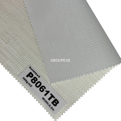Un buon prezzo. Tessuti beige bianchi 100% dello schermo girevole del poliestere per Windows 355g in linea