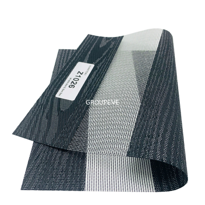 Un buon prezzo. Otturatori solari Oeko Tex Standard dell'ombra del tessuto 270g della zebra della protezione solare di apertura di 5% in linea
