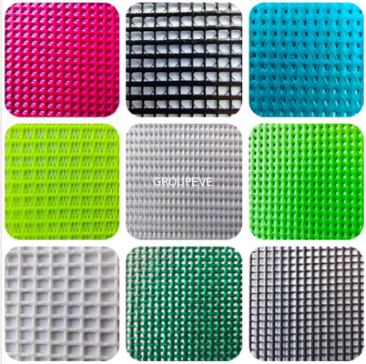 Un buon prezzo. PVC lucido Mesh Outdoor Tarpaulin Fabric 1000Dx1000D di NFPA701 0.45mm in linea