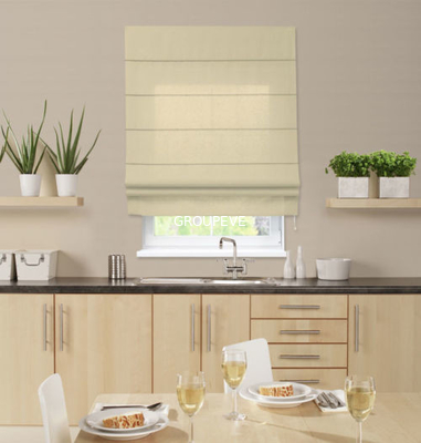 Un buon prezzo. Blackout senza cordone 100% del tessuto del poliestere di Textile Indoor del progettista Roman Blind in linea