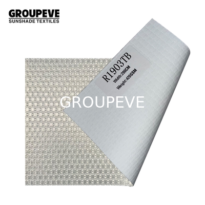 Un buon prezzo. Tessuto per tende a nero persiane romane Jacquard Roller Shade Tessuto con texture in linea