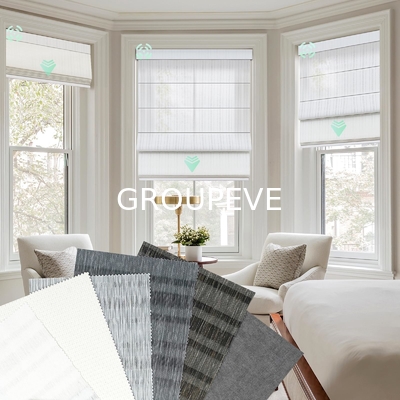 Un buon prezzo. Schermi girevoli 100% di blackout del poliestere Roman Fabric For Window Treatment in linea