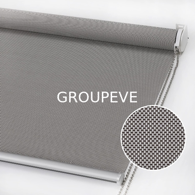 Un buon prezzo. 5% OpeWaterproof Solar Rollladen Sun Shade Fabric Pattern Roll 0% Openness Sunscreen Blind Fabrics per ufficio in linea