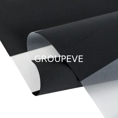 Un buon prezzo. 425GSM 100% Polyester Zebra Blinds Fabric with 100% Blackout for French Windows in linea