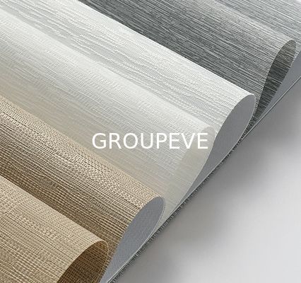 Un buon prezzo. 100% Blackout 380GSM 3M Width Flame Retardant UV Proof Waterproof Polyester Roller Blinds Fabric in linea