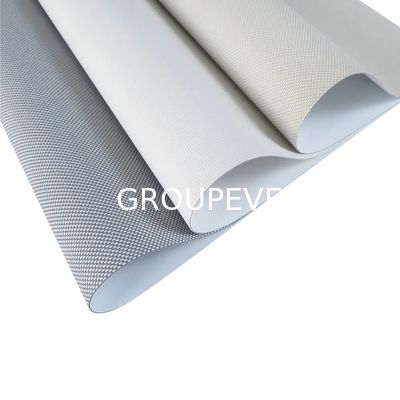 Un buon prezzo. 310GSM 3M Width Customizable Color Plain Blackout Roller Blind Fabric for Office or Home Sunshade in linea