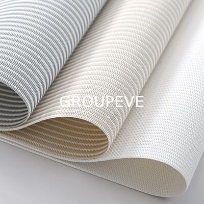 Un buon prezzo. 70% PVC 30% poliestere rivestito resistente al fuoco impermeabile tessuto protezione solare per persiane in linea